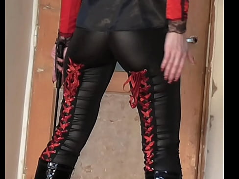 leggings black latex