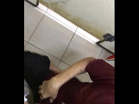 Old man public toilet suck cock and cum