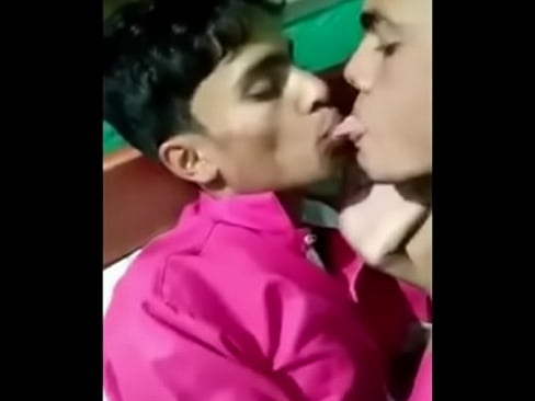A couple of guys from India kissing each other like there's no tomorrow | Hot and sexy gay action from India | GAYLAVIDA.COM