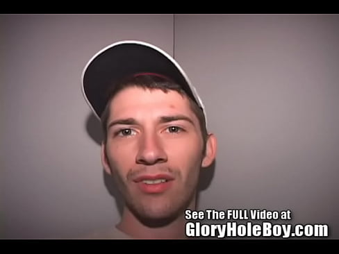 Skinny young latino Anthony goes to the gloryhole