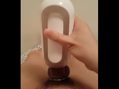 N003 Network Video 12/30/2020 - Masturbate using sex toy Tenga FLIP ZERO until cum on body