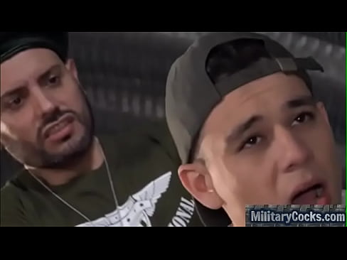 Latino Military men bareback