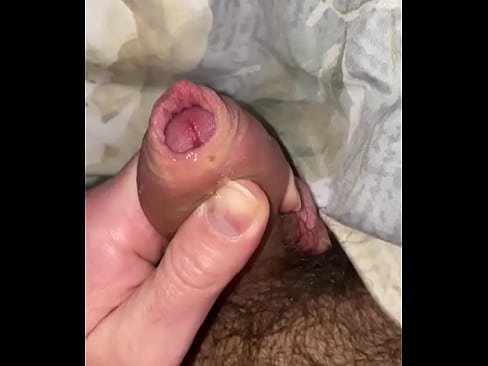 Uncut cock lots of precum