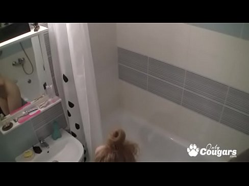 Kerry Gets Caught On A Hidden Bathroom CamVoyeur