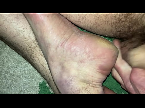 masturbation pieds