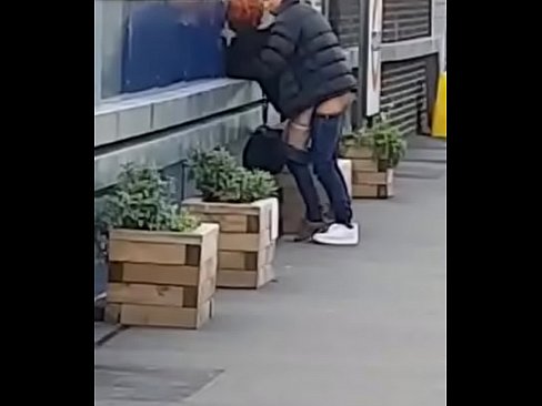 Couple Fuck at train station