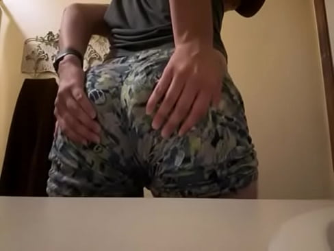 Teen Boy Plays With His Butt And Bounces It In His Old Pajamas While Trying Not To Get Hard