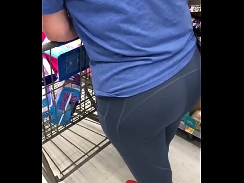 Blond milf in walmart