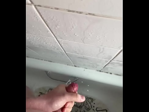 Masturbating In my shower with cumshot