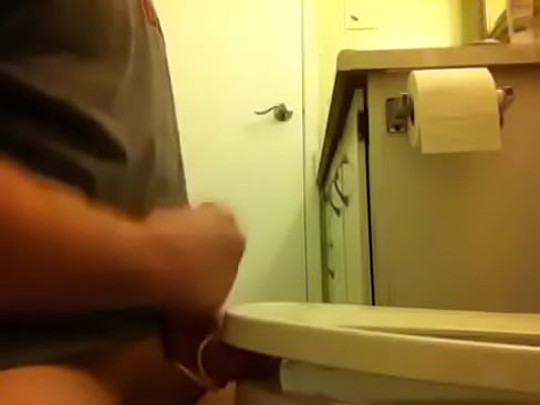 Toilet seat ballbusting