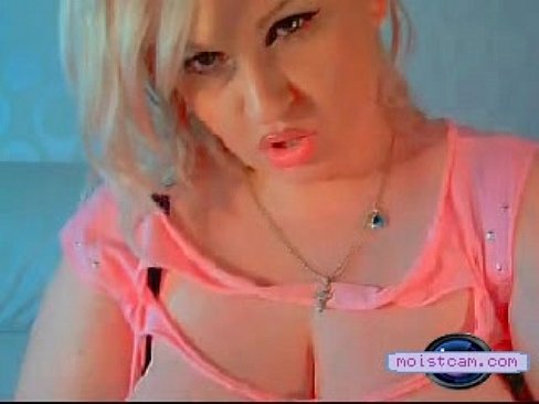 [moistcam.com] Big tit babe in pink sucks dildo! [free xxx cam]