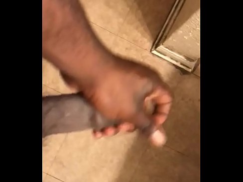 Big black foreskin cock