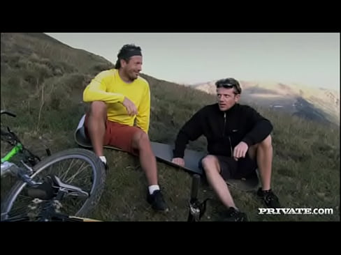 Sunny Jay Goes Mountain Biking and Meets Two Guys Who Give Her a DP