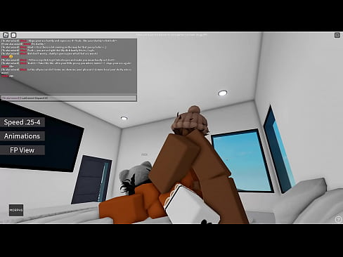 Roblox ebony bitch gets a dick in her pussy for the first time