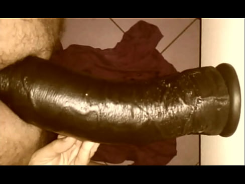 deep and wide ass training  with huge dildo