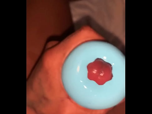 My big black cock is gaping this toy