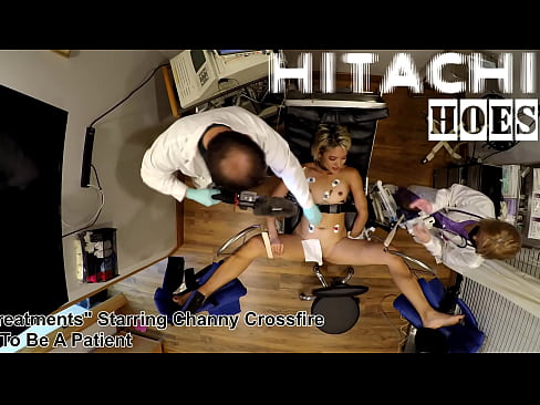 BTS - Nude Channy Crossfire in Dr Hitachis Hysterial Treatments, Model gets tied onto the exam table and released after done recording, Movie See Full Medfet Movie Exclusively On @ HitachiHoes   Many More Films!