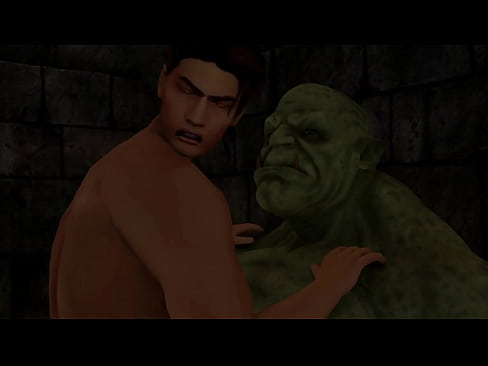 A orc's slave gets used