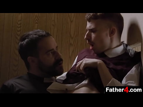 Priest and Altar Boy in The Service of The Church - Ryan Jacobs & Teddy Torres in "My Naughty Sin"