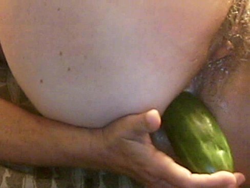 more with my cucumber now in the ass