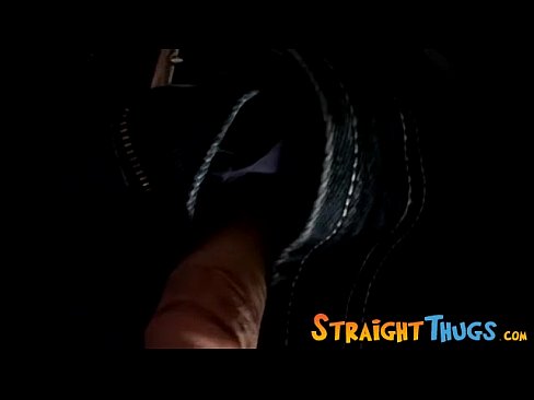 Amateur thug masturbating in the dark