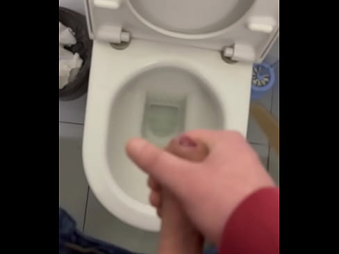 Close-up of my dick cumming in a public toilet.  Arriving at work, I could not rid myself of the thought that I really want to finish and shoot it on video.  See what came of it in this video.