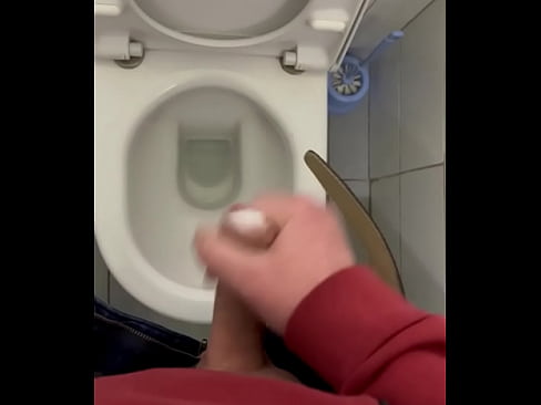 Close-up of my dick cumming in a public toilet.  Arriving at work, I could not rid myself of the thought that I really want to finish and shoot it on video.  See what came of it in this video.