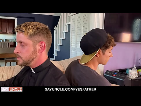 Gay Priest and Religious Boy - Confession