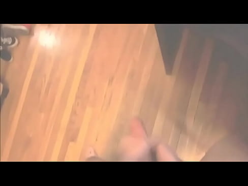 a huge cumshot on the floor