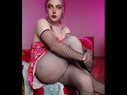 Find Me On Youtube @crossdresserkitty FULL FISHNET CROSSDRESSER OUTFIT VIDEO