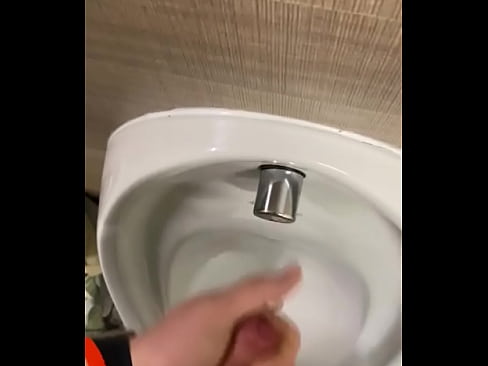 Masturbating  In the toilets Wait big cumshot