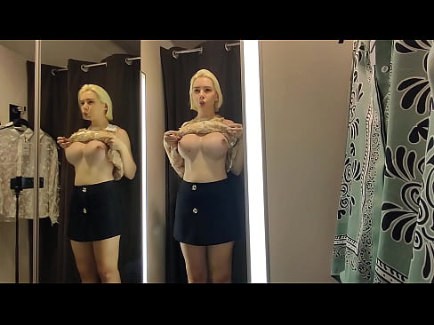 See through  try on haul in the dressing room with mycandyalice