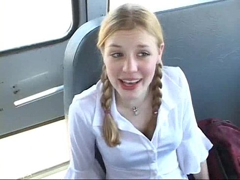 Two Sexy Teen Gets Driven Hard On  The Bus