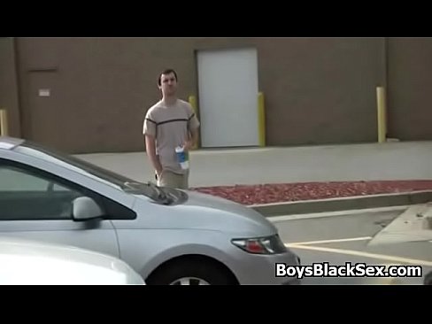 White Sexy Gay Teen Boy Enjoy Big Black Cock 05