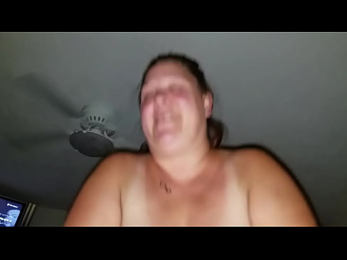 BBW rides her fat husband