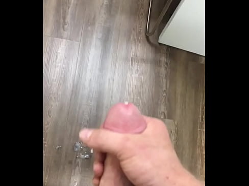Cum shot at the office