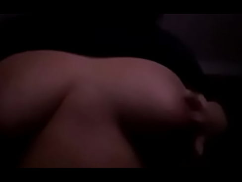 Mixed girl sucks her own tits