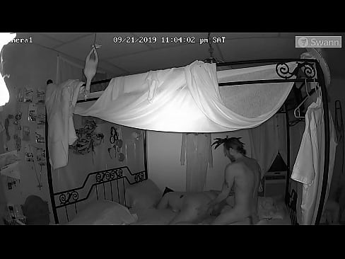 Night with hidden cam