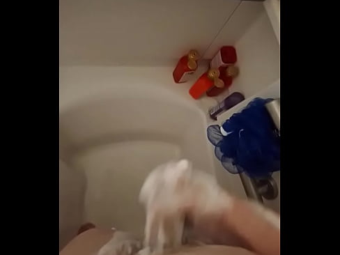 A quick clip of my stroking on shower