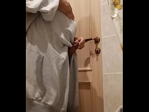 Nude indian male exposes self in shower