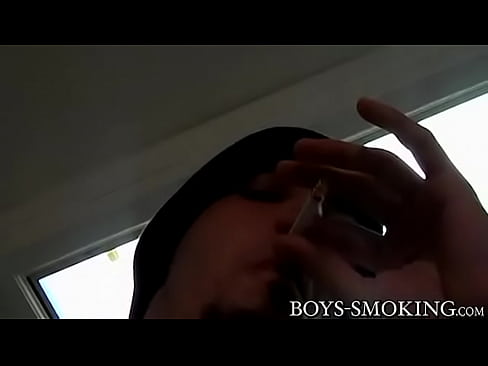 Naughty amateur smoke and jerk off cocks