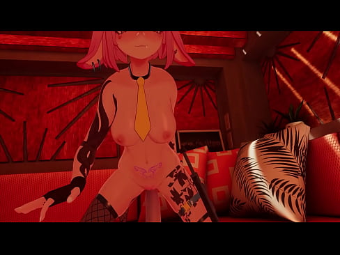 VTuber Does Hot and Heavy Masturbation with a Dildo