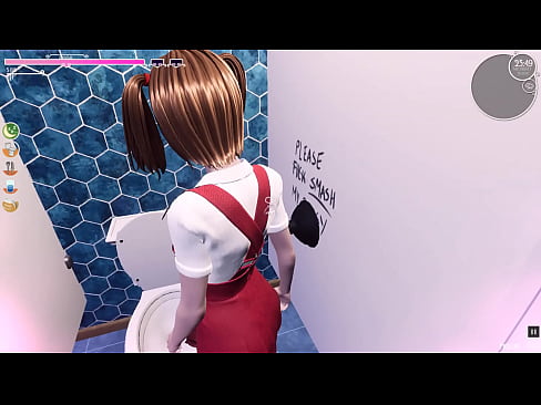 My Lust Wish [3D porn game] Ep.2 voyeurism bathroom with perfect body