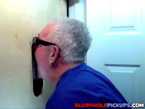 Hardcore fills mouth with glory hole cock