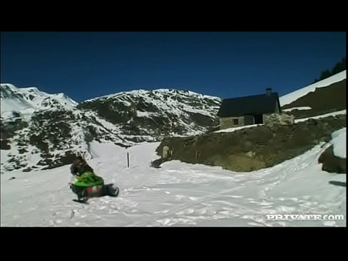 Liliane Tiger Has Her Perfect Ass Invaded on a Snowmobile