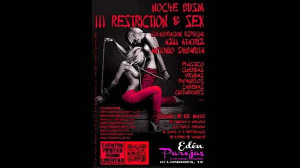 Noche BDSM - RESTRICTION & SEX - MAYO 2015