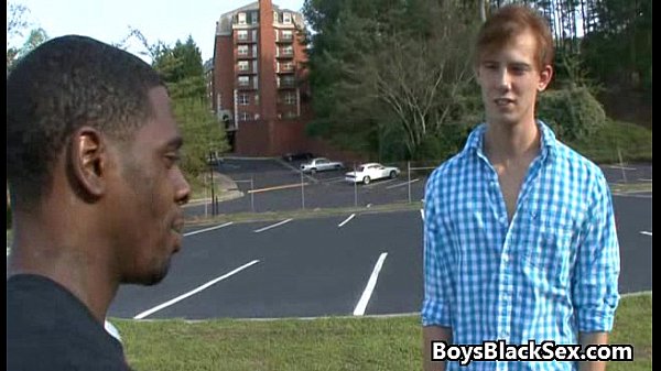 Blacks On Boys - Bareback Black Guy Fuck White Twink Gay Boy 15