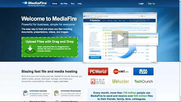 MediaFire Basic Features Tour - YouTube