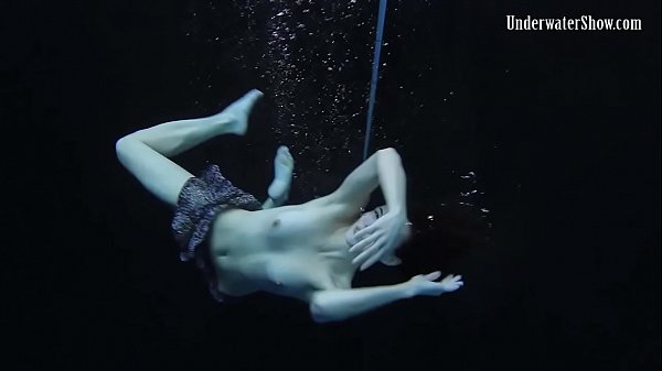 Slutty walk by Adriana underwater