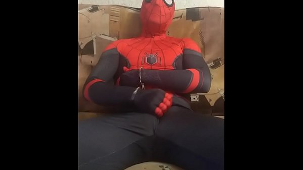 solo spidey masturbation